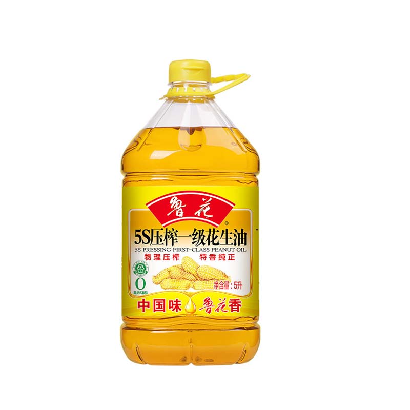 5S压榨一级花生油5L 食用油物理压榨香味浓郁